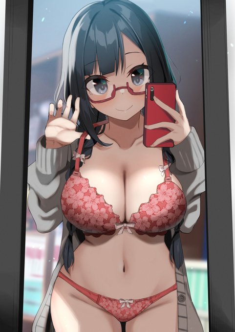 意外と頼んだら普通に自撮り送ってくれる中川さん 