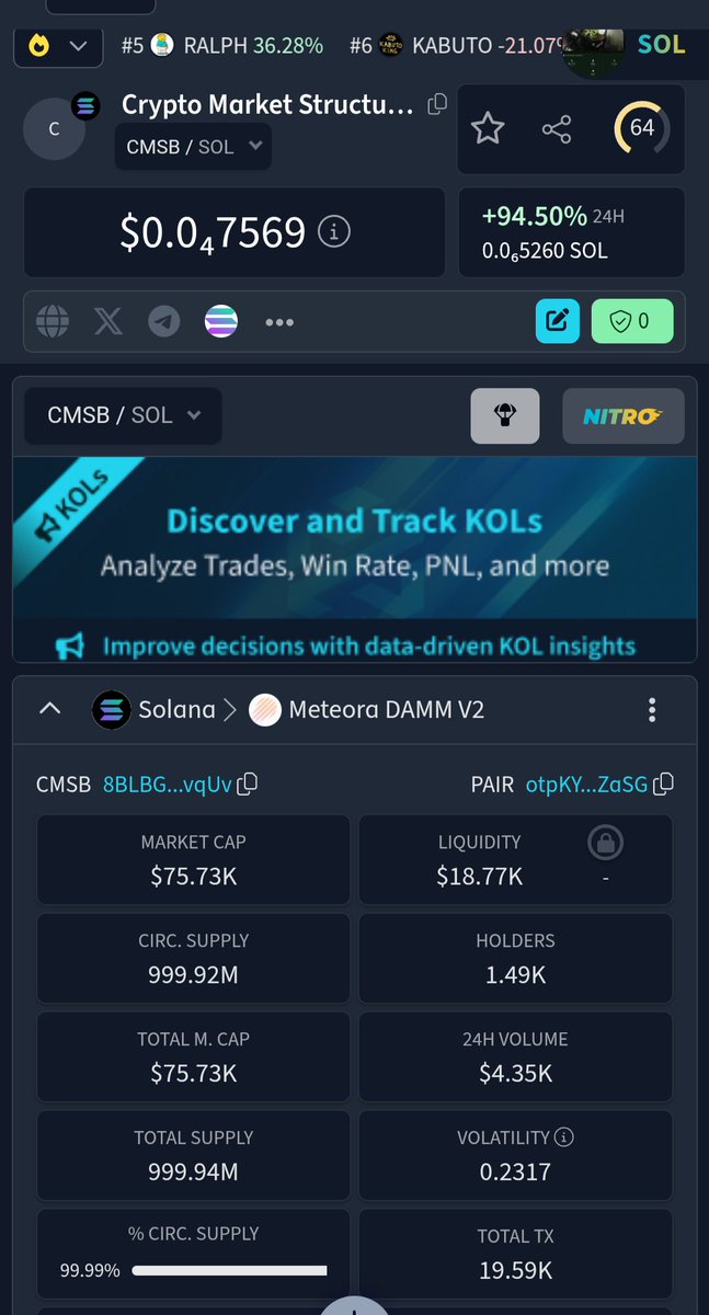 Cmsb 500x gm💯🚀🚀
8BLBGDpJPpXecFF4HkfiaRRh4gyv63SKARoTH1eLvqUv