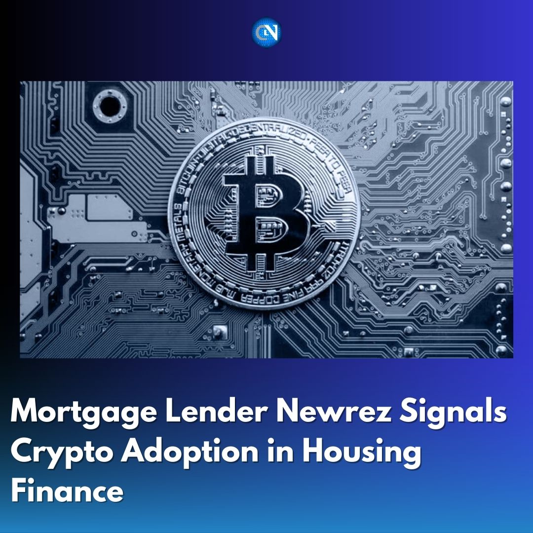 Mortgage lender Newrez is embracing innovation by factoring crypto assets  into loan decisions, marking a significant step toward integrating digital  assets with traditional housing finance. #CryptoNews #Newrez  #CryptoAdoption #CryptoNewsZ2026 #CNZNews