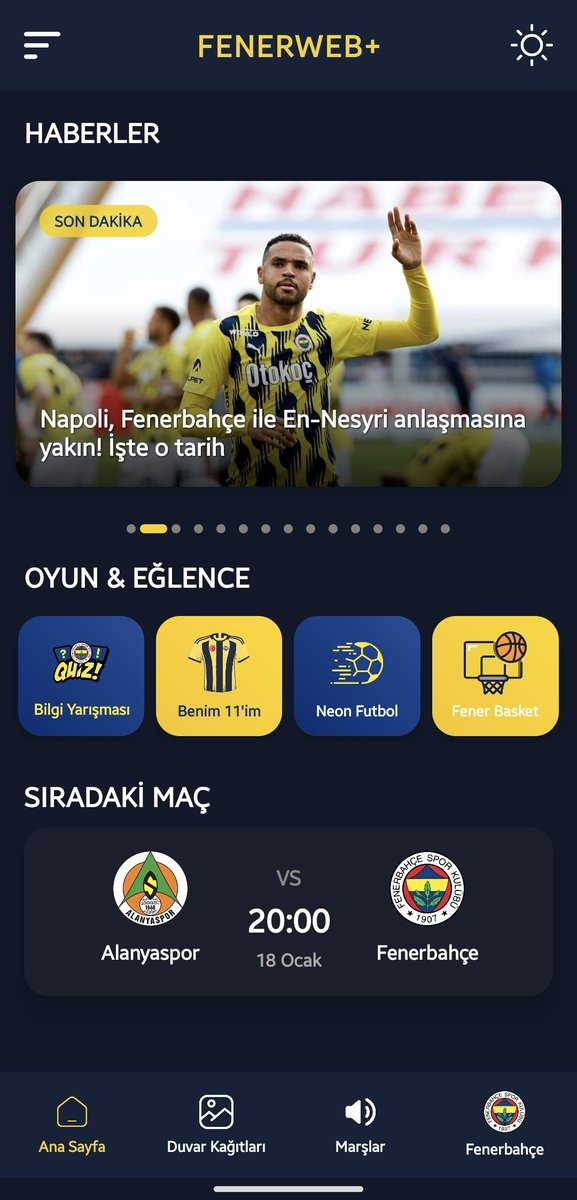 Fenerweb122's tweet image. 🚨 Mobil Uygulamamız "Fenerweb+" 21 Ocak'ta yayınlanıyor!

Yayınlanana kadar güncellemelere devam edeceğiz. Uygulama için güzel bir fikriniz olursa mentlere beklerim.
⏳️⏳️⏳️