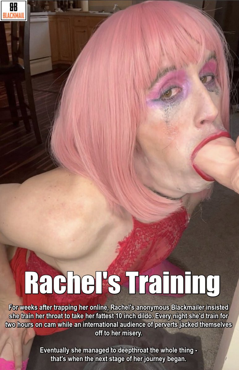 This is Nick from North Carolina - though most people now know him as Rachel. You can read the full story of his capture and descent into blackmailed Sissy prostitution on my Wall of Shame, here: princesscandyland.com/wall-of-shame/…