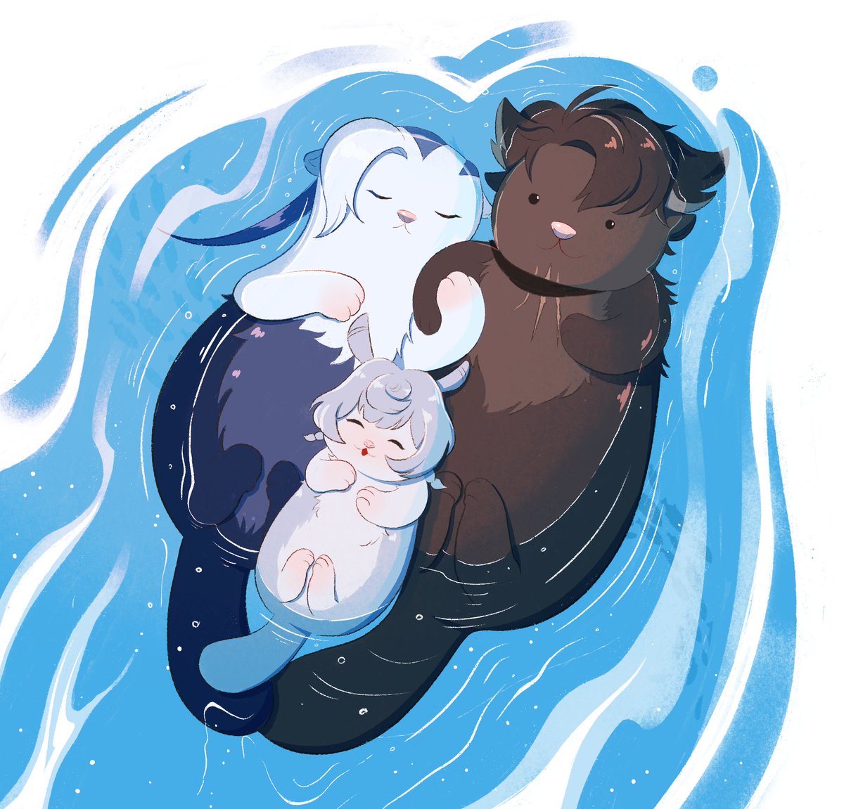 alt_chaitea's tweet image. Wriolotter family 🦦

#wriolette