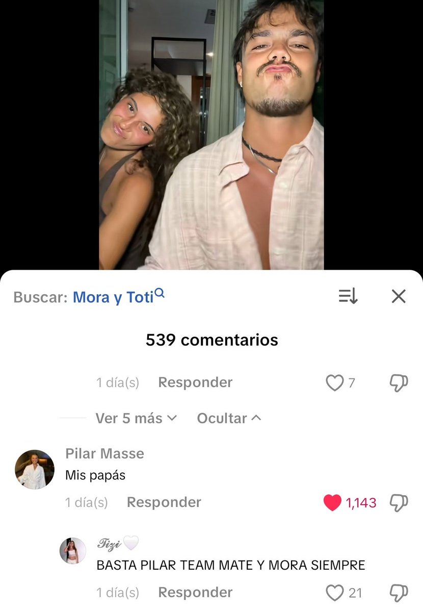 quevedocanario's tweet image. pilar borró tiktok despues de ver lo que le comentó Tizi 🤍