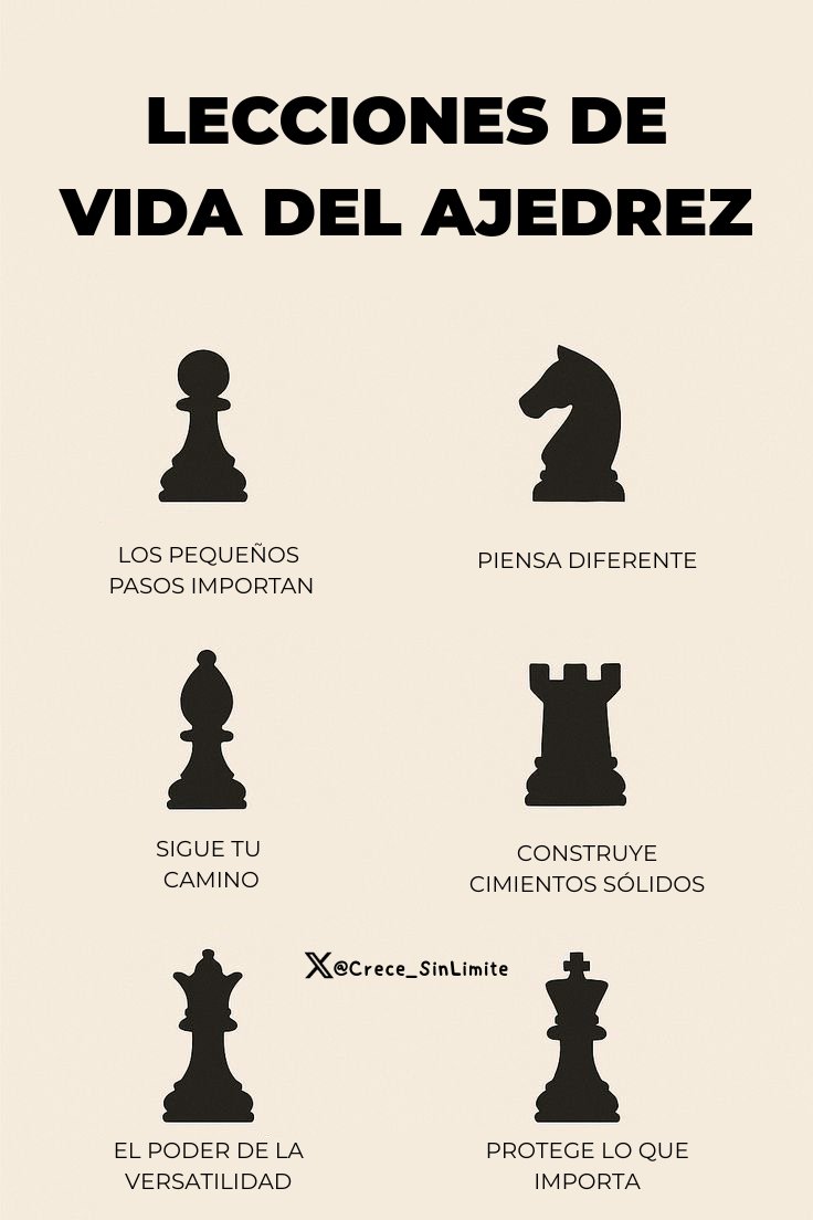 Lecciones de vida del ajedrez: