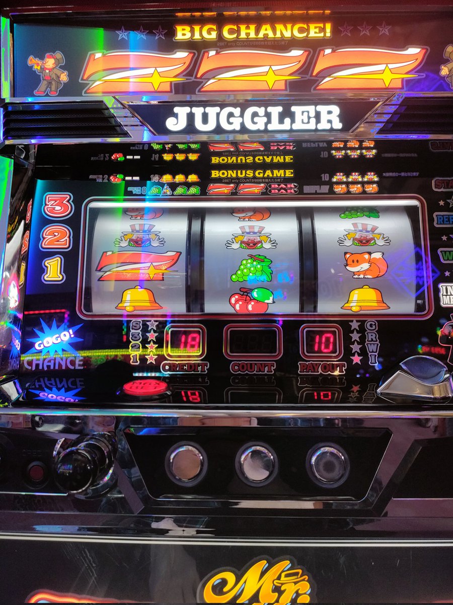 やっと ピエロでペカ！！ #ミスタージャグラー