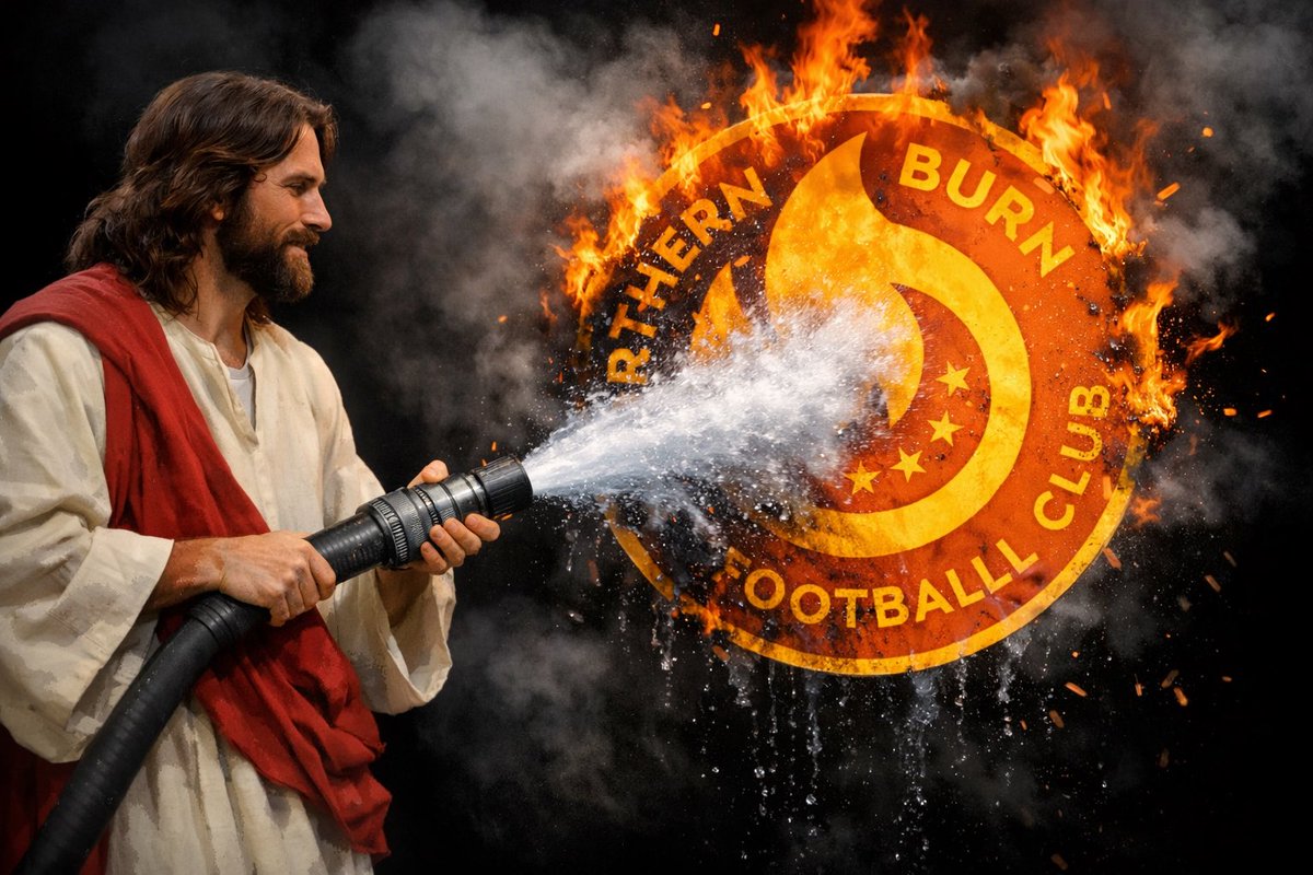 Finally, a win for Sanctae. Totally unexpected and against the odds, we run out as 3-1 winners against <a href="/NorthernBurnFC/">Northern Burn 🔥</a> in the <a href="/cm0102SL/">CM0102 Super League</a>.
Maybe the referee is a man of the cloth as he dished out 2 red cards for the hard tackling Burn players which may of helped us a little 🕊️