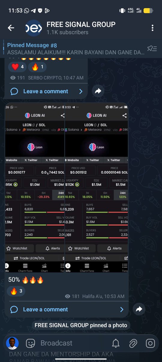 SERBOCRYPTO's tweet photo. Morning Update 🥣✨
Alhamdulillah, from this morning till now, our Telegram channel has recorded 3x, 50%, and 80% profits.
This success is not by our power, but by Allah’s grace. We sincerely appreciate your prayers and continued support. 🤲 https://t.co/DZGo0E7Zb9