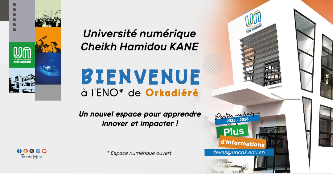 Université numérique Cheikh Hamidou KANE (UN-CHK) tweet media