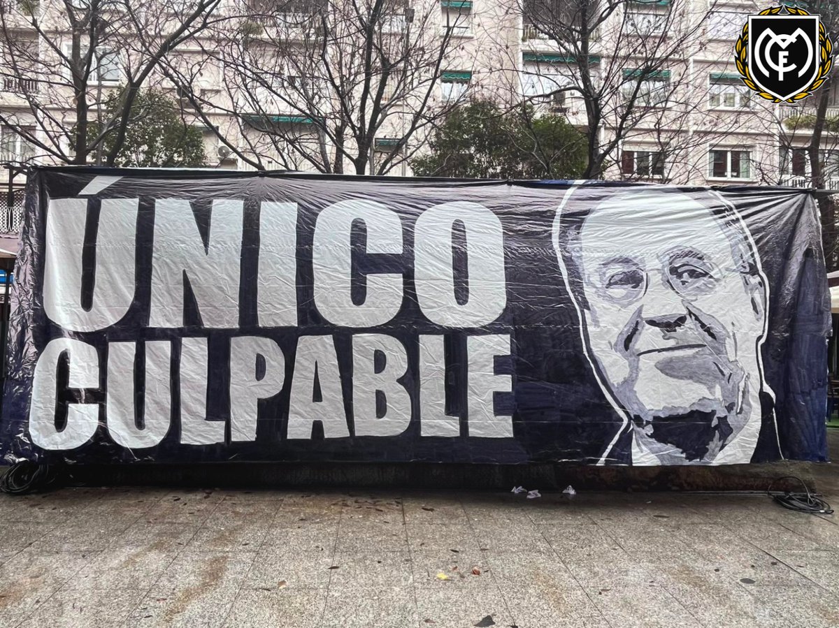 ¡Florentino único culpable!
#UltrasSur #SiempreFieles #HalaMadrid