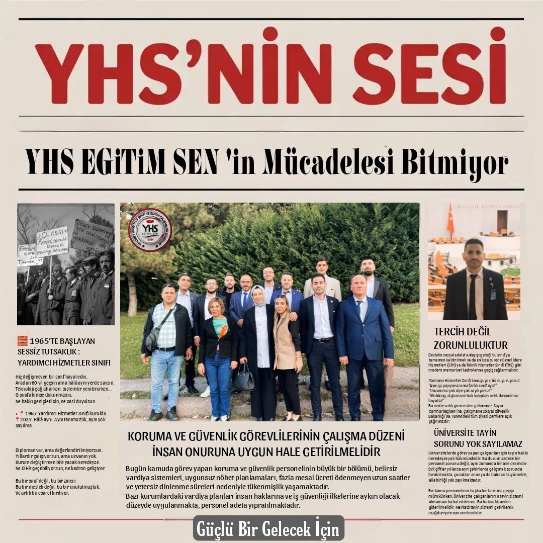 Artık bu eşitsizlik sürdürülemez!

Çağdısı uygulamalar, liyakat sistemini zedelemekte, kamuda motivasyonu düşürmekte ve çalışma barışını bozmaktadır.Çalışanların kariyer,özlük ve unvan haklarına erişimi fiilen engellenmektedir.Biz bu tabloyu kabul etmiyoruz #YhsEğitimSen