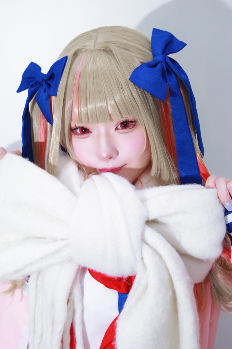 cos 🍼
マフラーはリボンでしょっ🎀