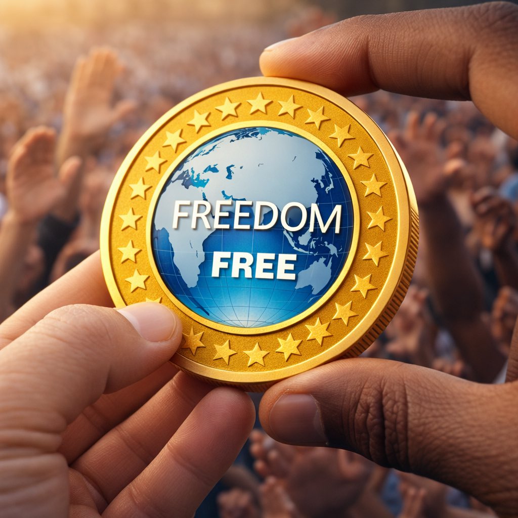 When people come together with a shared vision, value is created.
Freedom represents hope, resilience, and belief in a better tomorrow by the people, for the people.

If you believe in growth, community, and purpose, this is where your journey begins. 

#CryptoCommunity #FREE