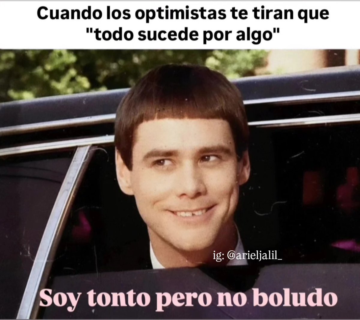 El optimismo es negación.