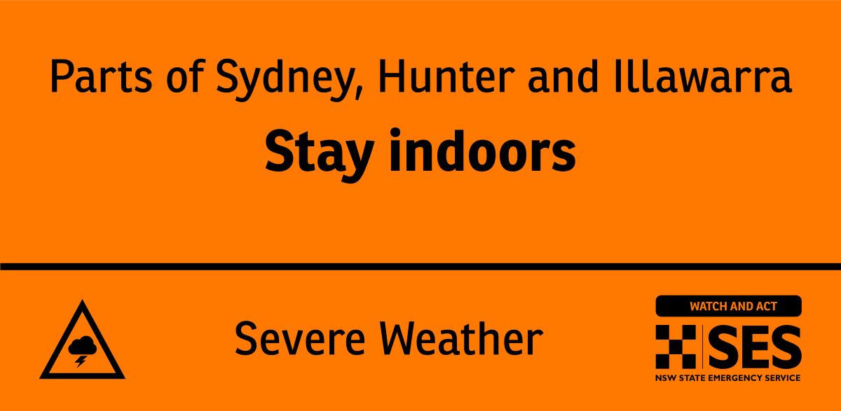 NSW SES tweet media