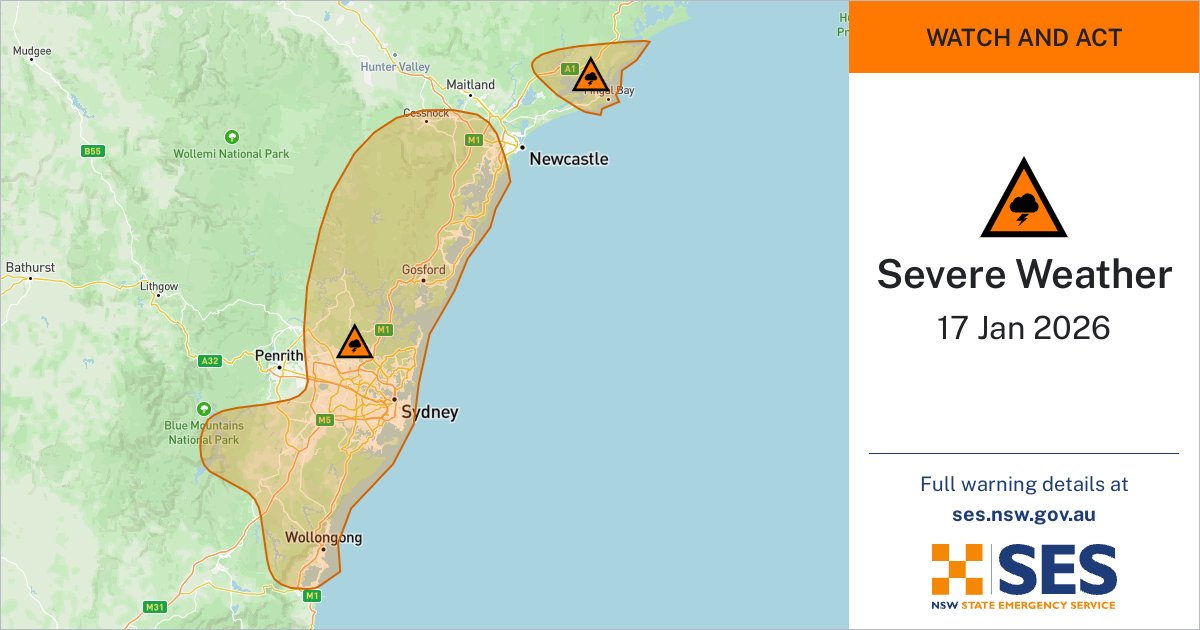 NSW SES tweet media