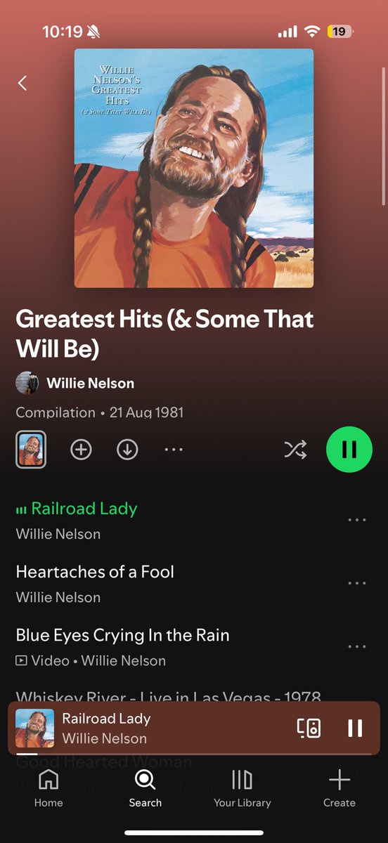 d_sharp9's tweet image. My parents had this on a cassette when I was a kid and it got used and used and used. Such a good time ❤️ 

Willie Nelson knew what was what