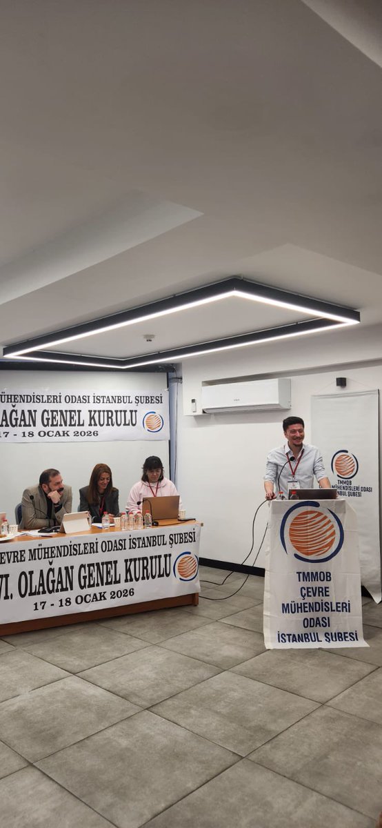 TMMOB Çevre Mühendisleri Odası İstanbul Şubesi 16. Olağan Genel Kurulu tamamlandı. Demokrat Çevre Mühendisleri olarak yeni dönem için adaylarımızı açıkladık.
Emek, bilim ve doğa için bu dönem de mücadelemizi sürdüreceğiz✌🏻
#demokratçevremühendisleri
