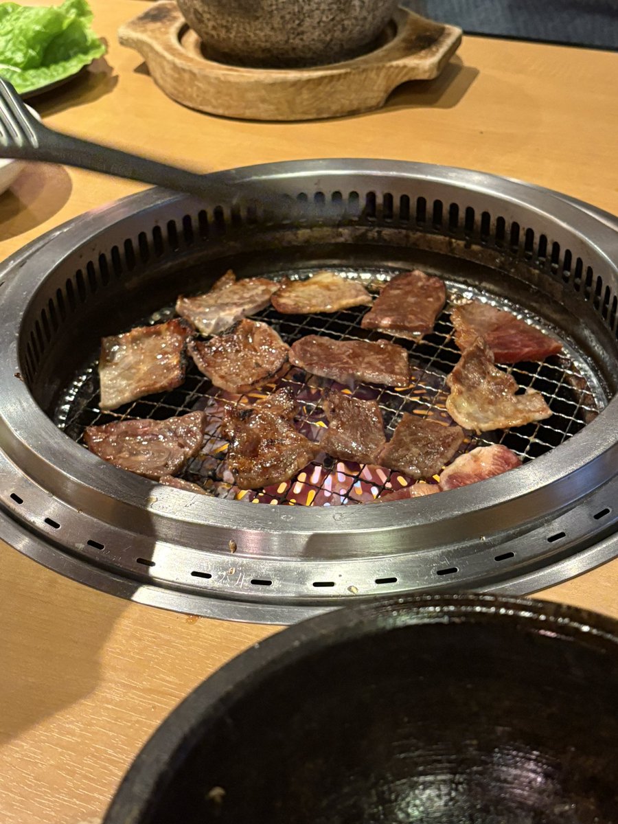 IceaceFN's tweet image. まだ誕生日じゃないけど焼肉🤤