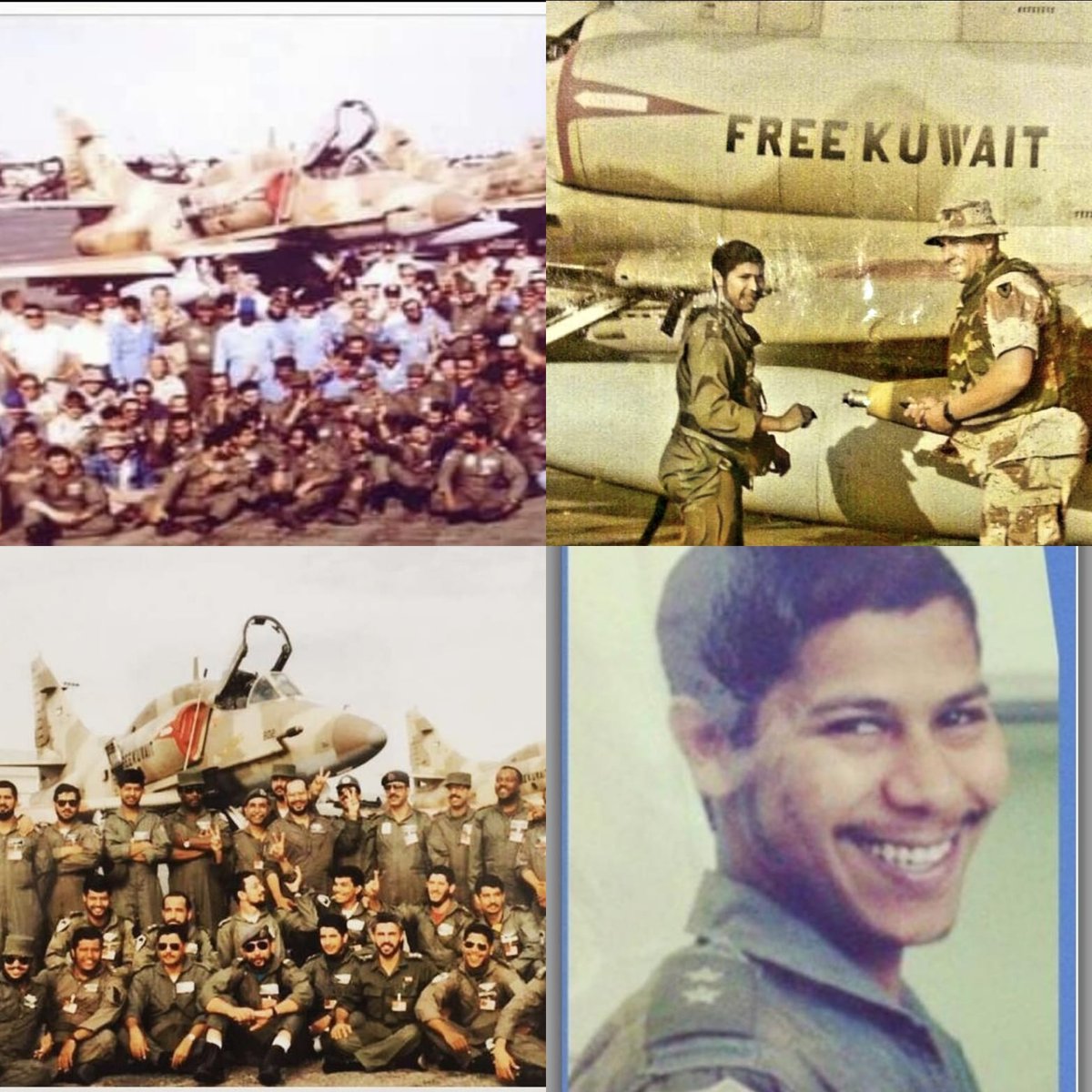 Mazajy61's tweet photo. اليوم 17 يناير يوم لا يُنسى للكويتيين والطيارين المقاتلين  لأنه يمثل فجر بدء عملية "عاصفة الصحراء" عام 1991 ، وهي انطلاق الحملة العسكرية الدولية لتحرير الكويت من الاحتلال العراقي الغاشم ، وأشكر الله أن من علي بالمشاركة بالحرب الجوية لتحرير  الكويت
#دولة_الكويت https://t.co/2kKXYqME74