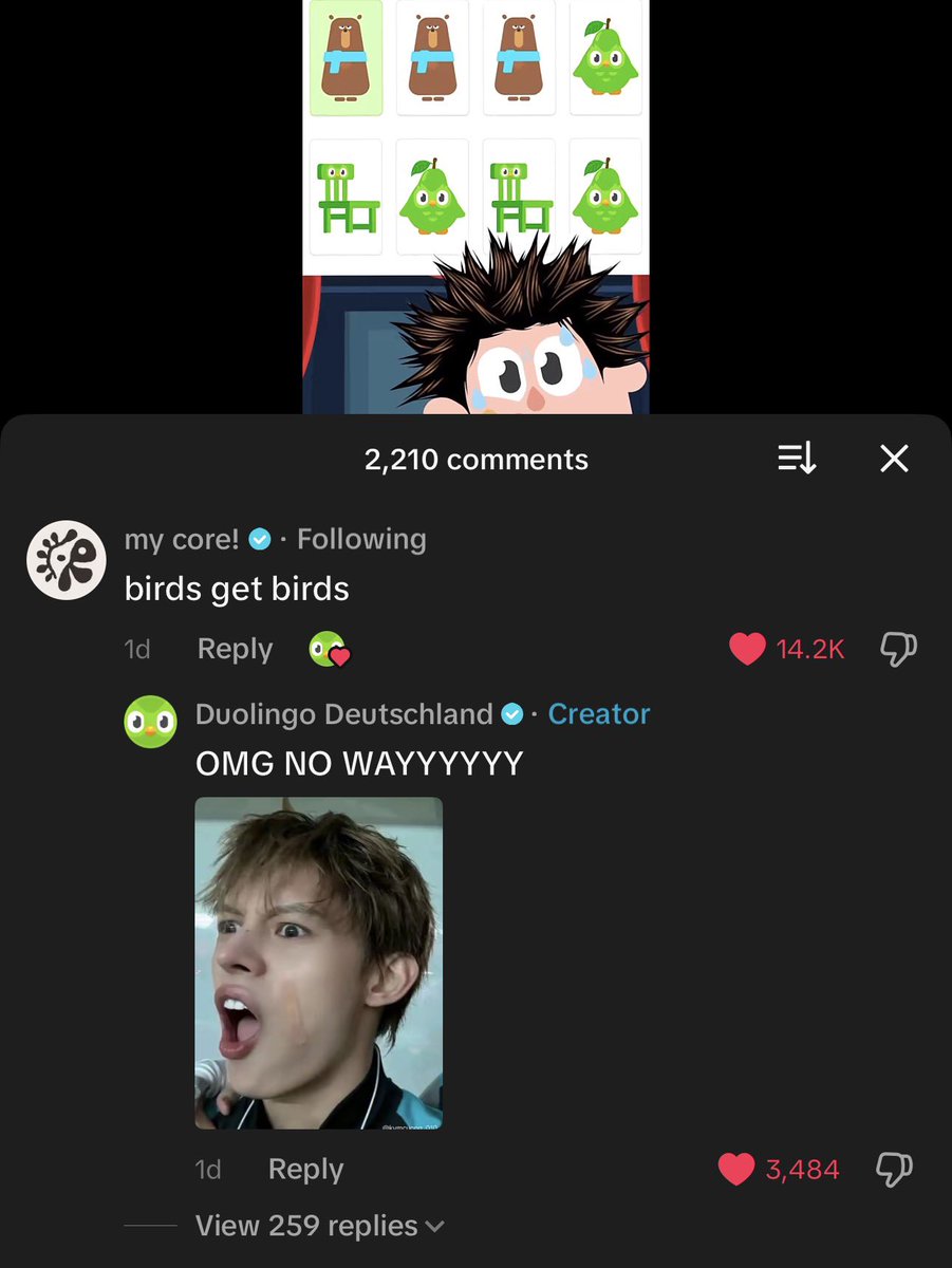 cortisot5's tweet image. No one told me this happened lolll birds get birds😭
🔗 vt.tiktok.com/ZSaJ5ws49/