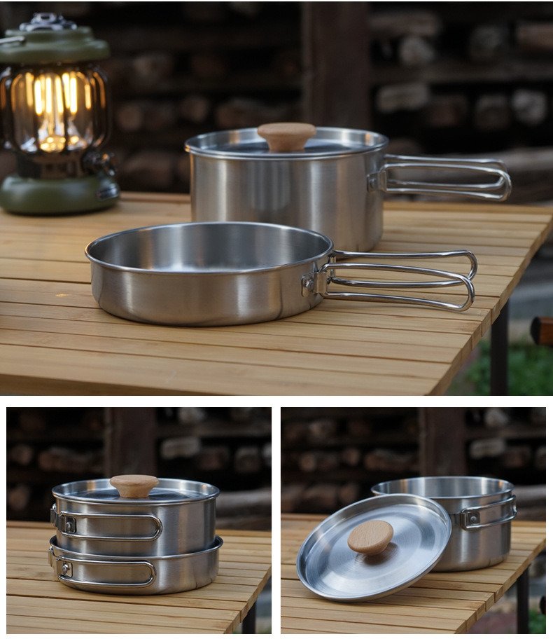 Survivalneeds1's tweet photo. 304 stainless steel folding handle frying pan & soup pot cookware set, outdoor hiking camping
https://t.co/uhaNRWUpZW
https://t.co/OiyNPcLBKd
#campingcookware #hikingcookware #stainlessteelpot #foldinghandle #fryingpan #outdoorgear #campinggear #hikinggear #backpacking https://t.co/ezw6wxZMid
