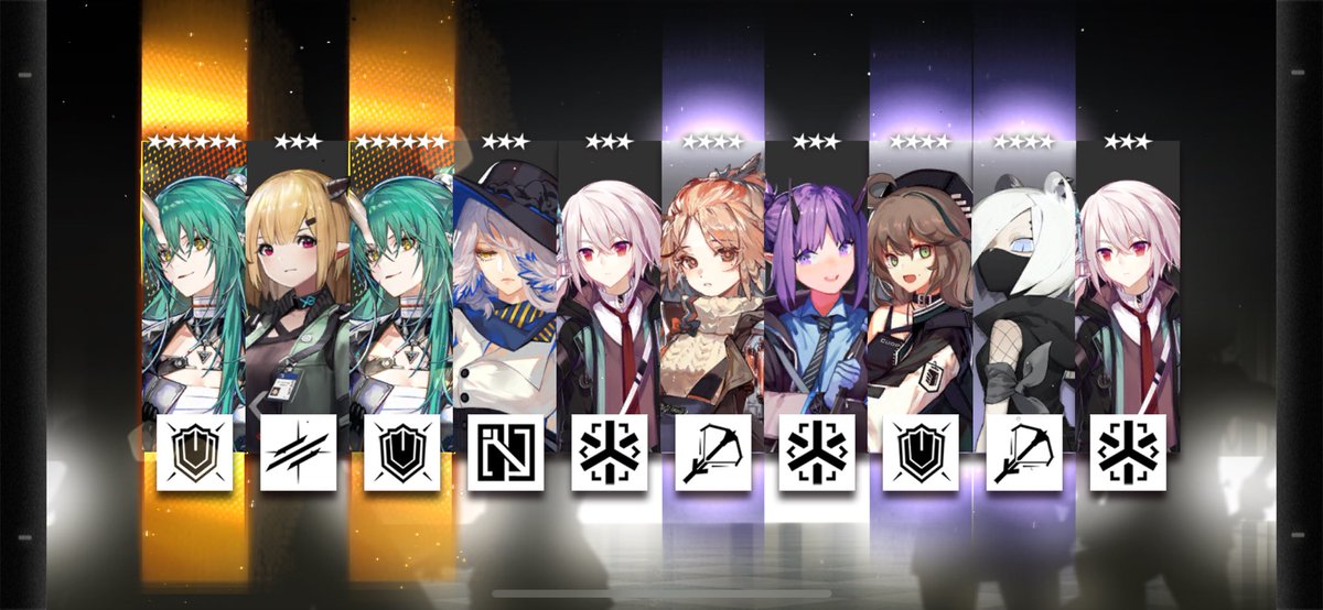 GoGaou's tweet image. 斬業ホシグマ30連で2人迎えました！！！！！！！
初星6重装だーーー！！！！！