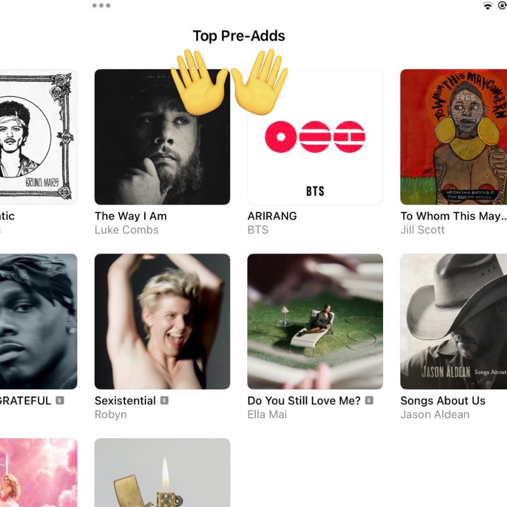boracitybrc's tweet image. Please, beware of the difference between the ‘Coming Soon’ section on Apple Music and the ‘Top Pre-Adds’ Chart. 

Most fbs got confused, so they’re spreading incorrect info (not on purpose).

If you notice any fb spreading the wrong one, please let them know in the comments!