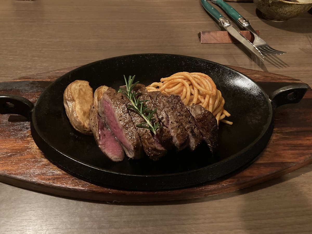 ステーキ美味しかった！
ご馳走様でした〜