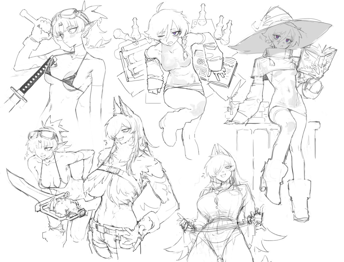 OC sketch log 😗 