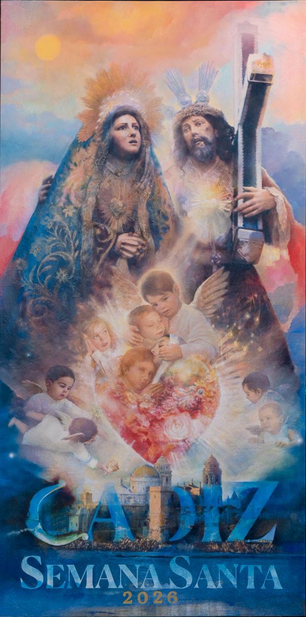 Cartel de la Semana Santa de Cádiz. De Isabel Sola