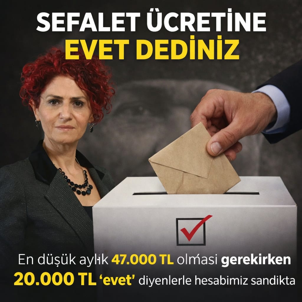 👇Sayın icra makamı;
Emekli ve emekçiye düşen hep sabır oldu, size düşen hep konfor.

🔴“Şükredin” dediniz,
susmamızı beklediniz,
zamanla tükenmemizi, ölmemizi umdunuz.

📣Emekli soruyor:
Emanet ettiğimiz primlerin karşılığı nereye gitti?

🔴Emekliye yok.
Asgari ücretliye yok.