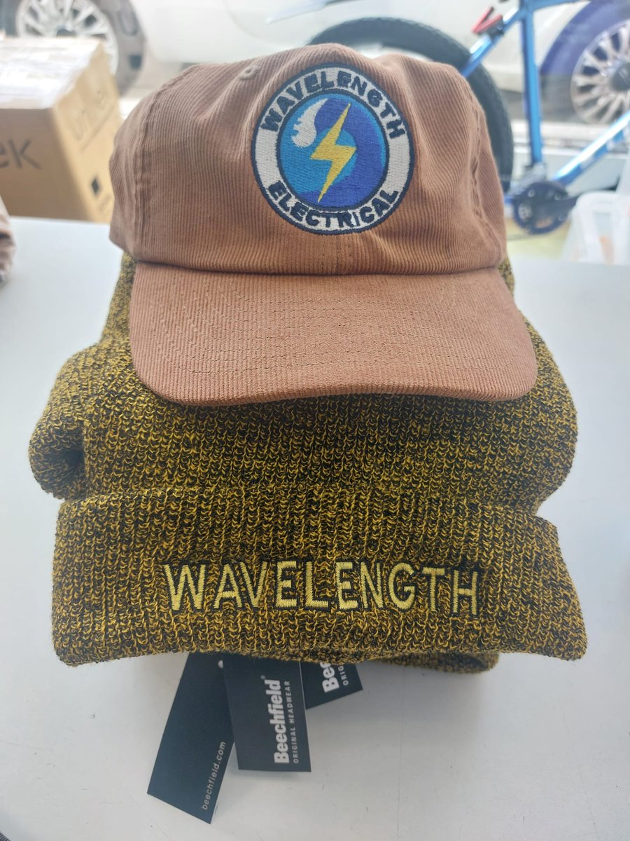 🧢❄️ Caps &amp; beanies continue to fly out as the cold weather sticks around! This set for Wavelength Electrical mixes comfort, branding and style - perfect for keeping warm on site without compromising your look.

Looking to upgrade your team's winter headwear? Let’s make it happen