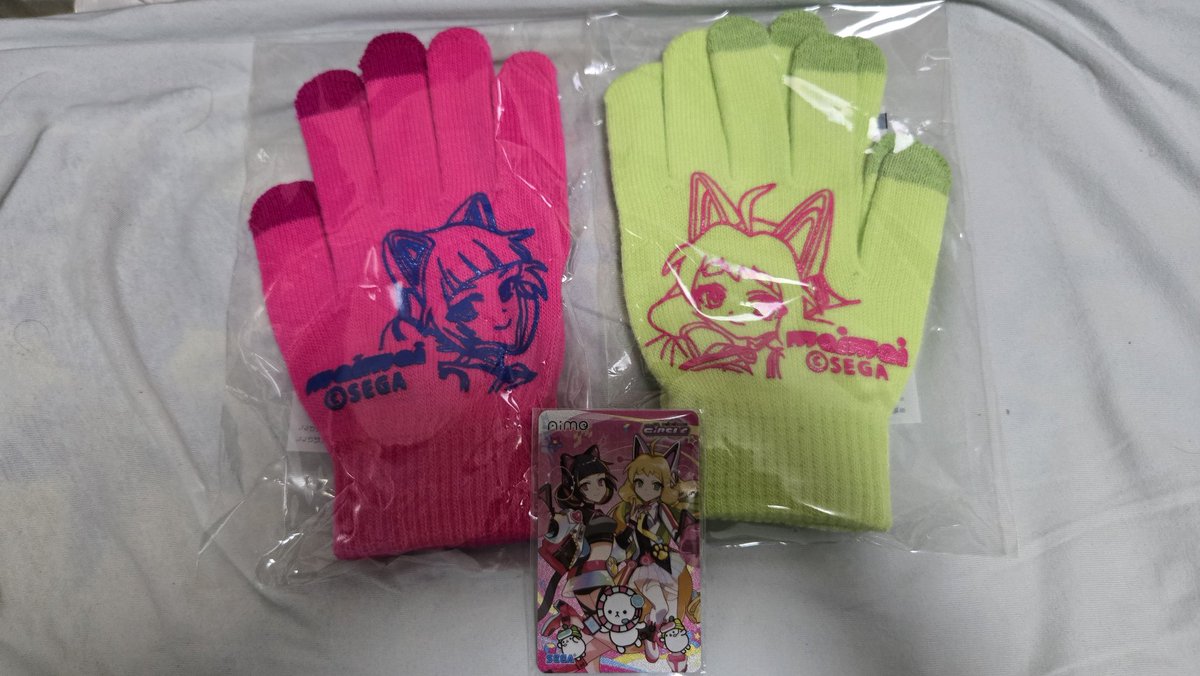 初音ミク maimai コラボ 手袋 ゲームセンター応援！オリジナル手袋