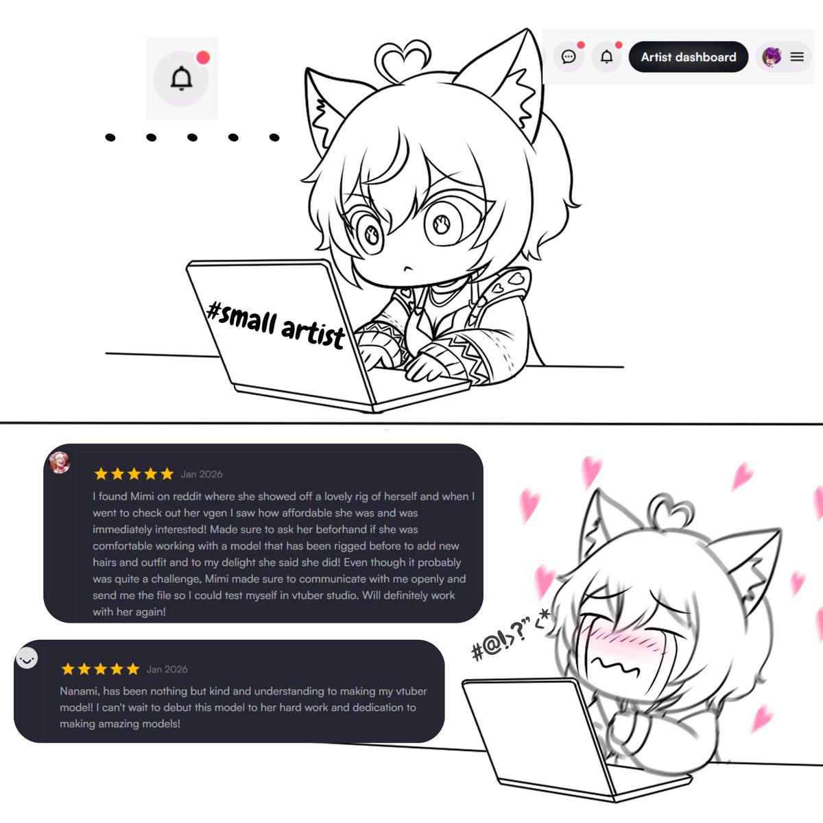 Nanami⋆˚🐾˖° VArtist tweet media