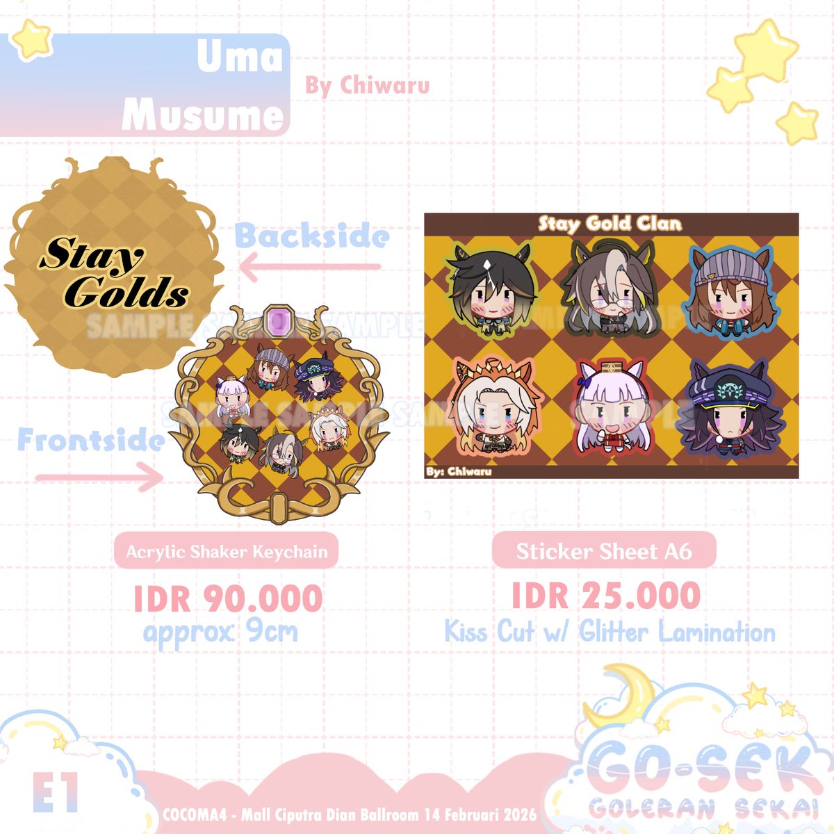 izumi_cmpbl's tweet image. RT +❤️ appreciated!
Chiwaru #cocoma4 pre-order is OPEN! ♡ 

📅17 - 23 Jan 2026
✨Gosek Lite (E1)
🩷Uma Musume, Arknights
🔗form.jotform.com/260148314890457