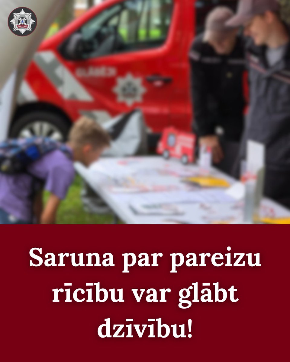 ❗Drosme, kas glābj dzīvību!
🚒Vakar Valsts ugunsdzēsības un glābšanas dienests saņēma izsaukumu, kurā izšķiroša bija kāda bērna pareiza un drosmīga rīcība. Sajūtot sadūmojumu un pamanot ugunsgrēku mājoklī, bērns nekavējoties devās ārā, apturēja garāmbraucošu automašīnu un