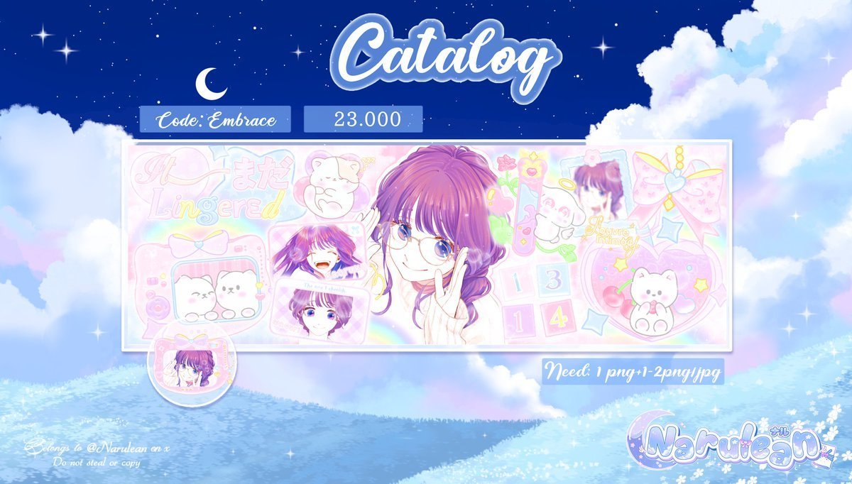 Narulean's tweet image. Help repost? Thanks☁

Selamat malming, Naru mau memperkenalkan 3 anak baru nih😳💙 Kalau ada yang ga aman bisa sung DM aja yahh&amp;gt;&amp;lt;
Sama bantu vote harga nya yuk! Ada layout yang UFS juga kalau sudah aman^^

#zonauang #zonaba