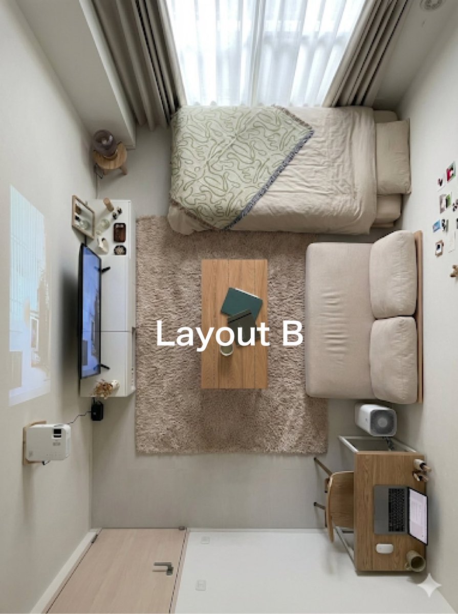 lowya's tweet image. レイアウトAとBどっちが好き？