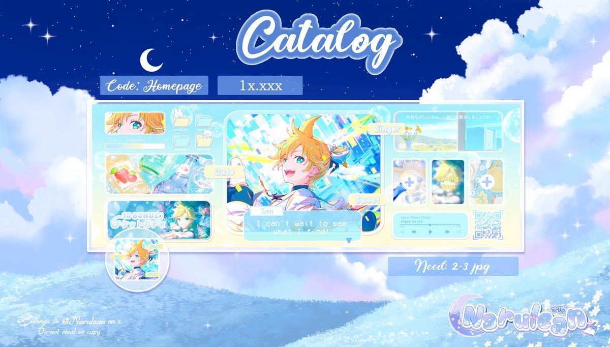 Narulean's tweet image. Help repost? Thanks☁

Selamat malming, Naru mau memperkenalkan 3 anak baru nih😳💙 Kalau ada yang ga aman bisa sung DM aja yahh&amp;gt;&amp;lt;
Sama bantu vote harga nya yuk! Ada layout yang UFS juga kalau sudah aman^^

#zonauang #zonaba