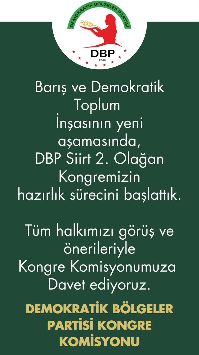 DEM PARTİ SİİRT İL ÖRGÜTÜ (@demsiirt) on Twitter photo 