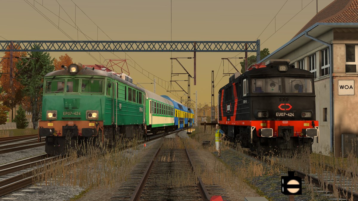 KrolMichal's tweet photo. Na Steam i Epic Store trafił DARMOWY symulator maszynisty najpopularniejszych pojazdów obecnych na polskich torach - MaSzyna. Jest to niekomercyjny, hobbystyczny projekt tworzony przez społeczność (https://t.co/ObgBBaaTT5).

#polskiegry #MaSzyna #Steam #symulator
