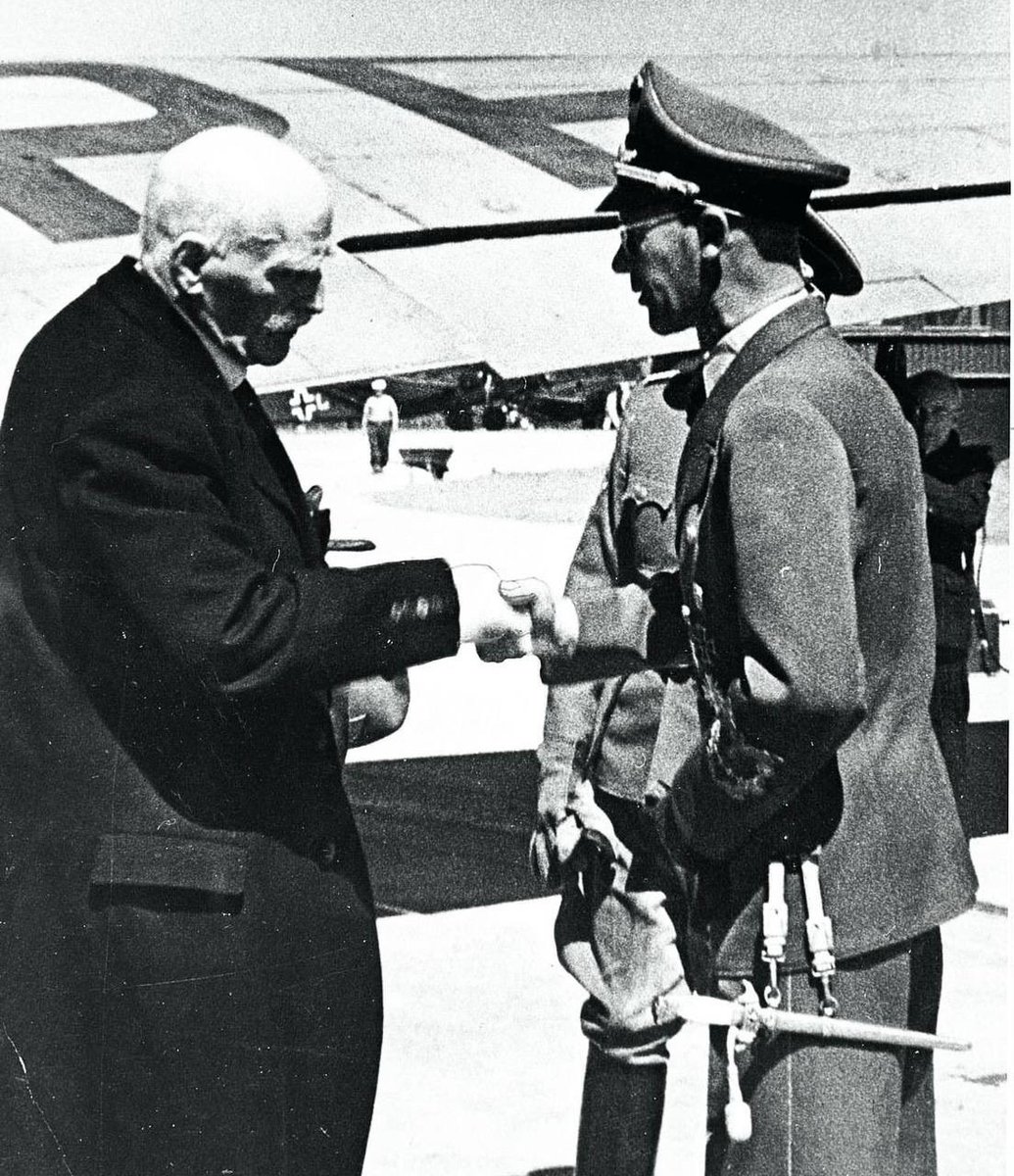 Trump and Goebbels.

Interestingly, Trump isn't the first person to receive a Nobel Prize in Literature awarded to someone else. The last recipient of such a medal was Joseph Goebbels, the propaganda minister of Hitler's Germany.

His Nobel Prize was presented to him by the