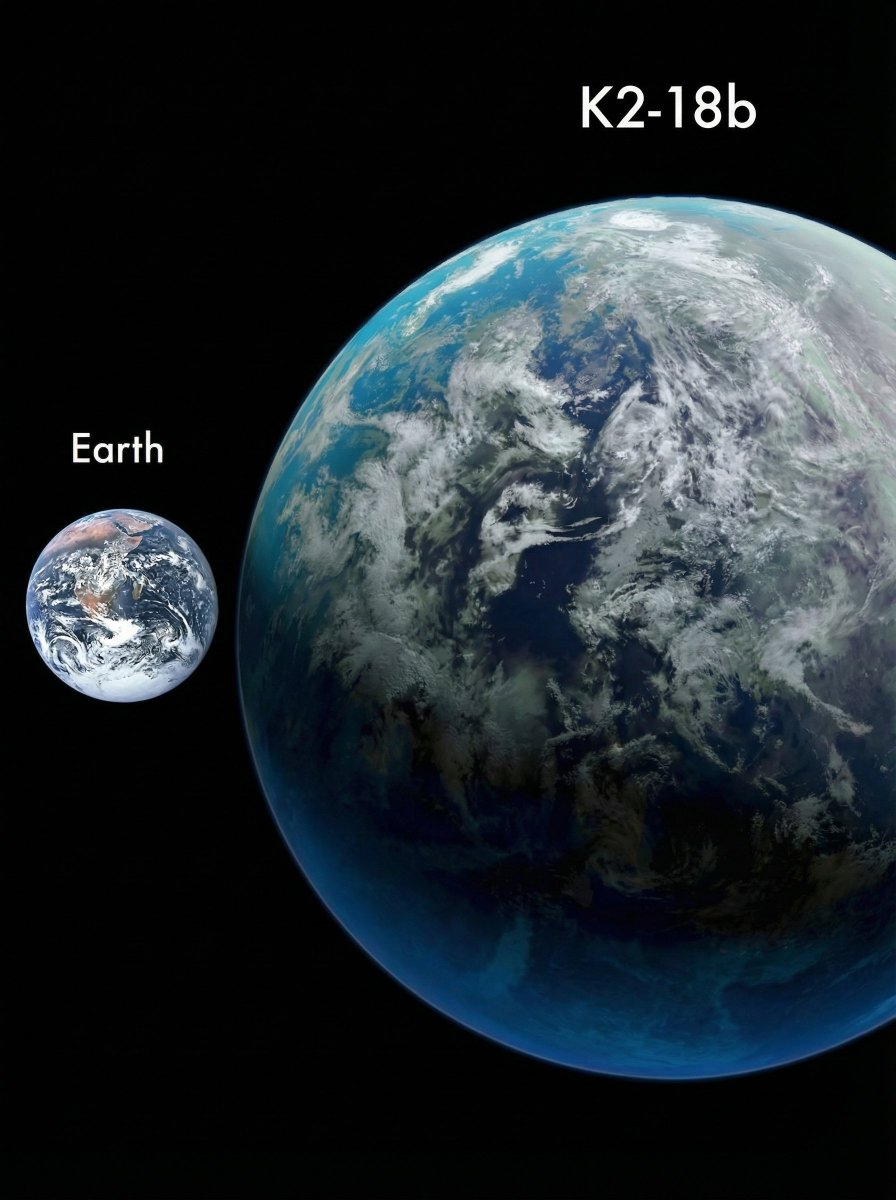NightSkyNow's tweet image. 🚨 JWST detected dimethyl sulfide in its atmosphere, which on Earth is produced by life.

K2-18b is potentially habitable super-Earth about 2.6 times the size of our planet. It is located 124 light-years from the Solar System.