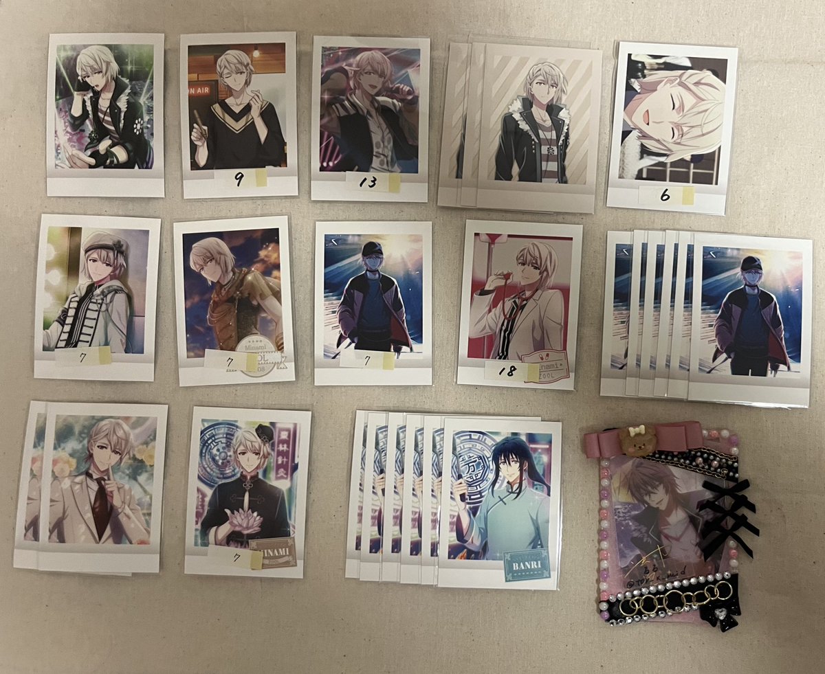 tor_x_mid's tweet image. 【交換】アイナナ アイドリッシュセブン ぱしゃこれ

【譲】一織 大和 三月 環 壮五 ナギ 陸 楽 天 龍之介 百 千 悠 トウマ 巳波 万理

【求】虎於　PG(UR.SSR)&amp;gt;ぶっとび&amp;gt;過去弾

郵送のみ
箔押しはリプにあります
PG含む方優先
難しいかと思いますがお声掛けいただけると嬉しいです…！