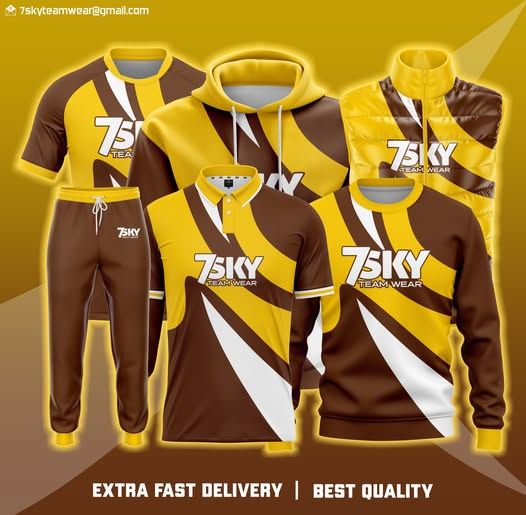 7SKYTEAMWEAR's tweet image. 👕 Premium Teamwear Sets by 7SKY — Unite the Squad!
Perfect for travel, warm-ups &amp;amp; off-field wear. Designed for comfort, style &amp;amp; team unity.
Custom sets available—order now!

🌐 7skyteamwear.com

#7SkyTeamWear #Teamwear #SquadStyle #UnifiedLook