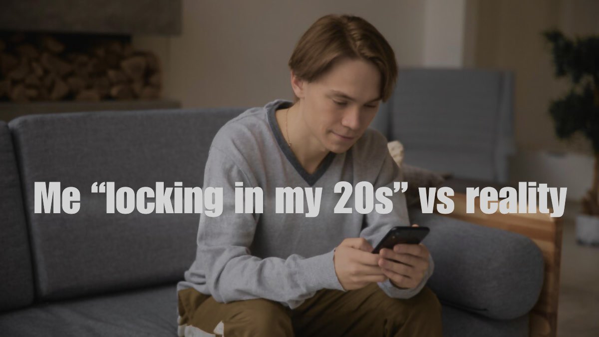 ObohoTeddy's tweet photo. They say these are the best years to set yourself up for life.

In reality, most of that time is spent staring at screens, losing sleep, and wondering if that "next big thing" was actually a bad idea. 

#20sLife #RealTalk #CryptoMood https://t.co/z6jGxi3cvp
