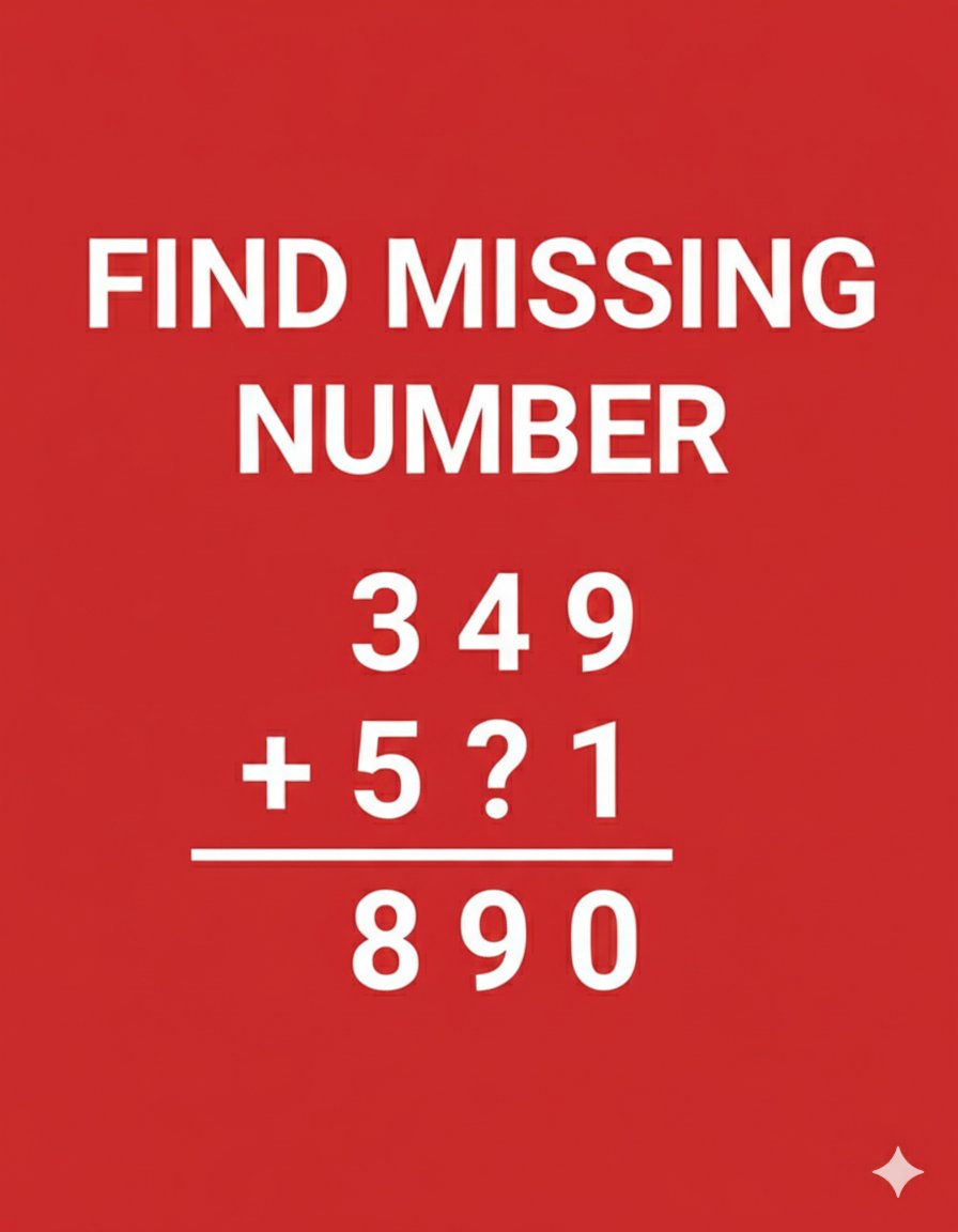 cloudRaven's tweet image. Find missing number...?