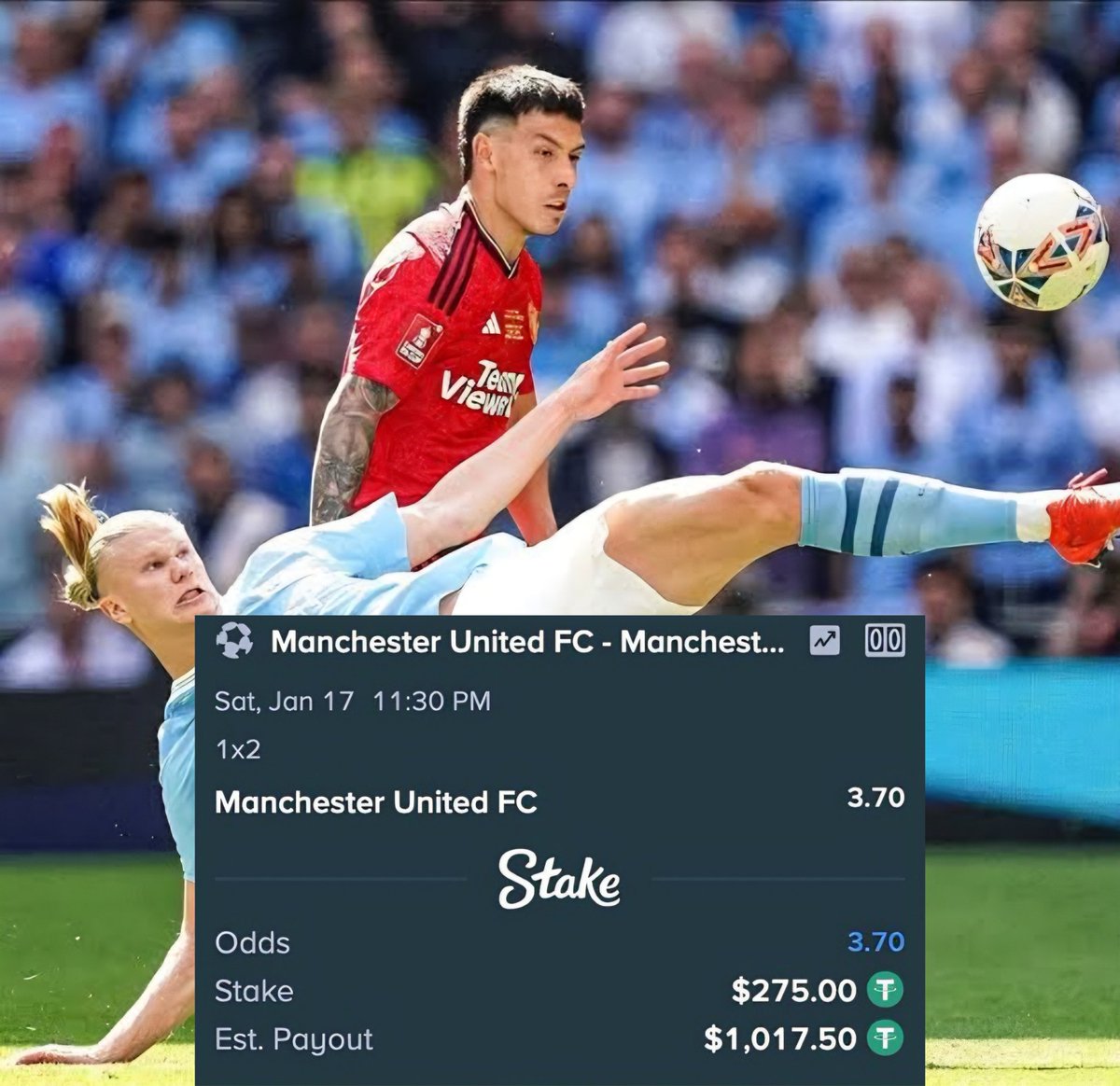 UtdFaithfuls's tweet image. Martinez vs. Haaland, United vs. City.

Carrick getting his first Man Utd win against Man City would be such a good way to start his reign.

Come on, United! 💪