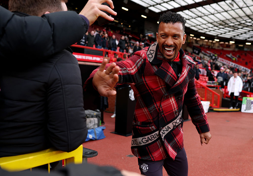 Nani is at Old Trafford today ❤️