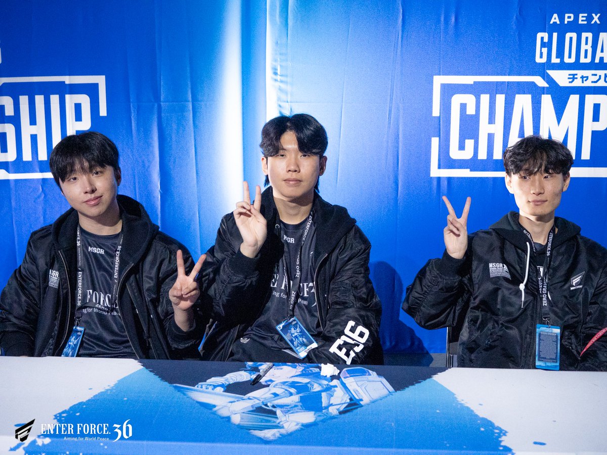 ウィナーズでのアツい声援、そしてミーグリにご参加いただいた皆様、今日も1日ありがとうございました🙏

明日はいよいよFINALS✅
最後までE36を全力応援お願いします！！ #E36WIN

#ALGSSapporo #APEX #DIAMONDDUST